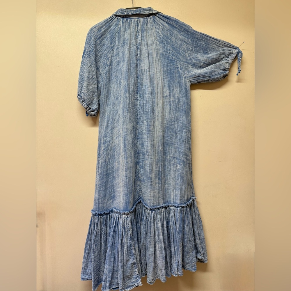 Free People Maya Midi Shirtdress size S - Picture 5 of 16
